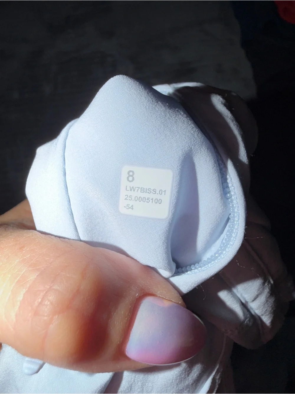 Lululemon Track That High Rise 3 in Shorts w/liner Starch Blue 8 New w/o tags